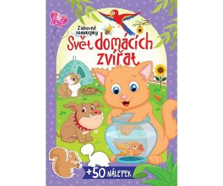 Obrázek z Sešit aktivit Svět domácích zvířat 50+ samolepek  